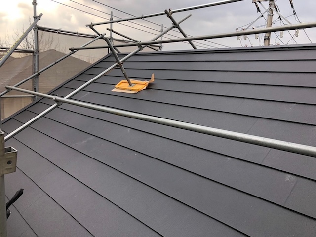 スーパーガルテクト施工